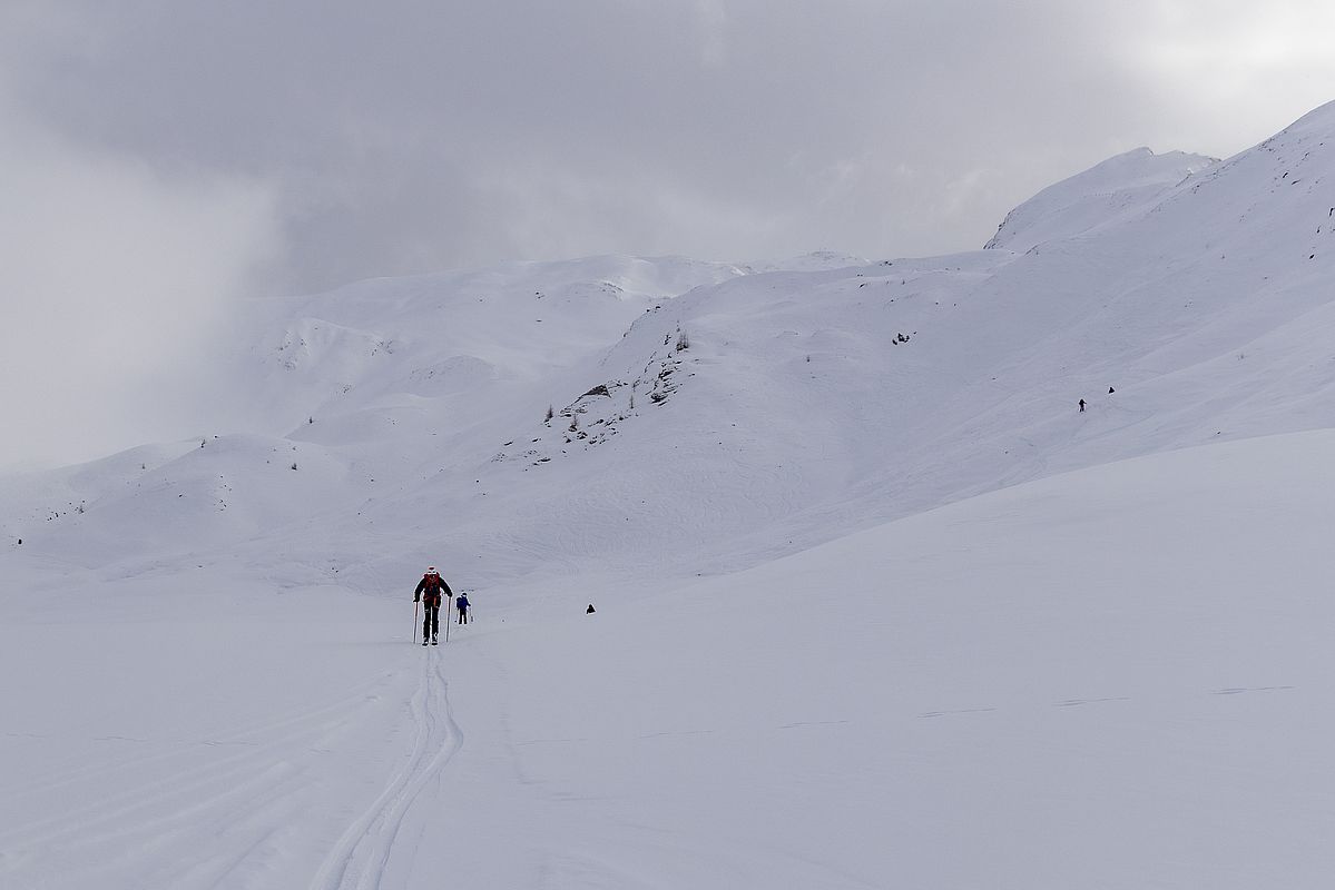 In der weißen Wüste im hinteren Navistal