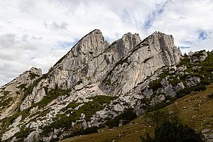 Die Ruchenköpfe von Westen Die Ruchenköpfe von Westen