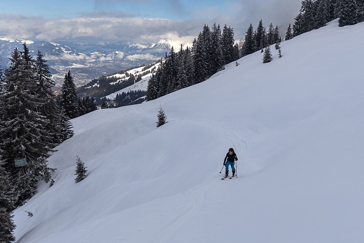 Nach der Querung des Schötting, kurz bevor uns der Nebel verschluckt