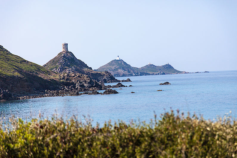 Schicke Landschaft am Kap westlich von Ajaccio