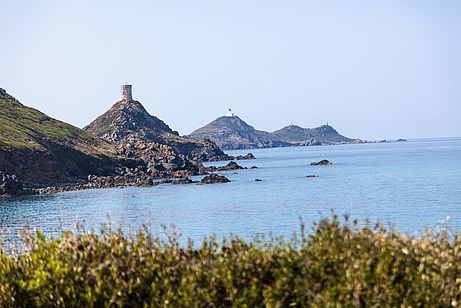 Schicke Landschaft am Kap westlich von Ajaccio Schicke Landschaft am Kap westlich von Ajaccio