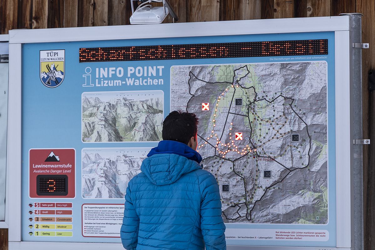 Vorsicht - Schießbetrieb in der Wattener Lizum