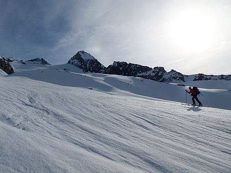 Aufstieg zum Kuchelmooskopf Aufstieg zum Kuchelmooskopf