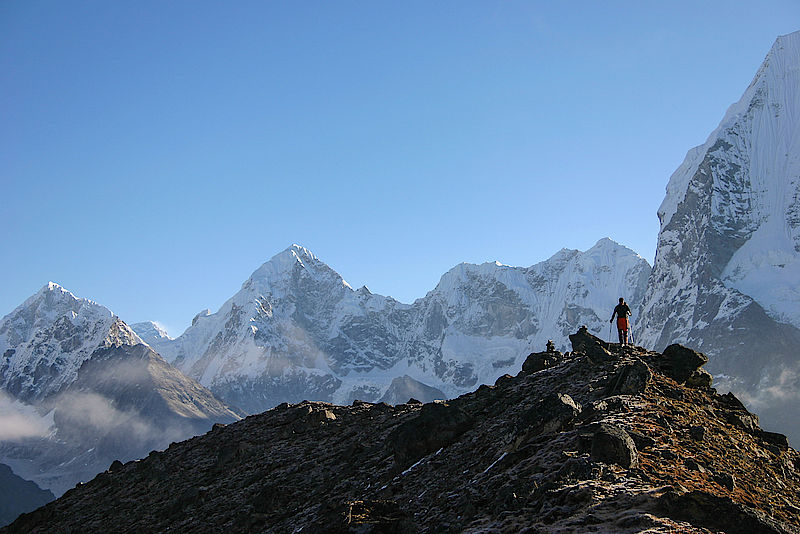 Grandiose Kulisse mit vielen 6000ern im Rolwaling