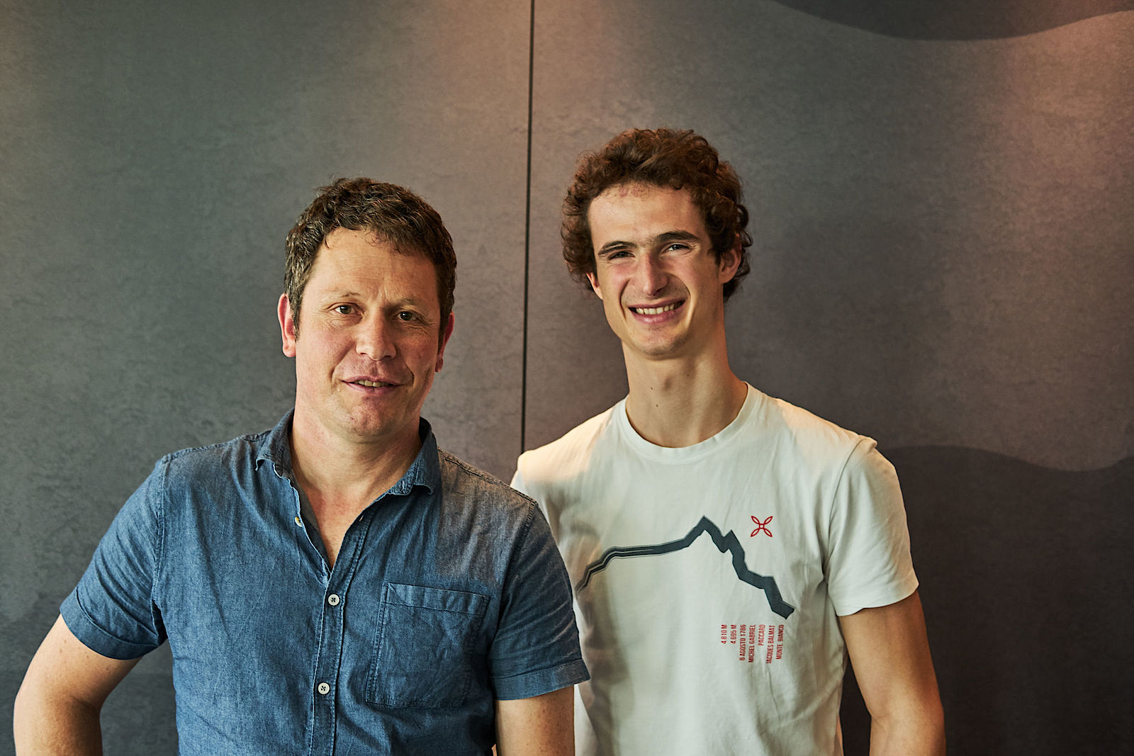 Adam Ondra und Claus Lochbihler