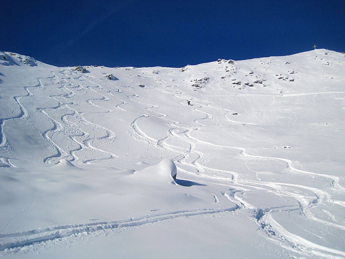 Schneelage Wildschönau, Lämpersberg