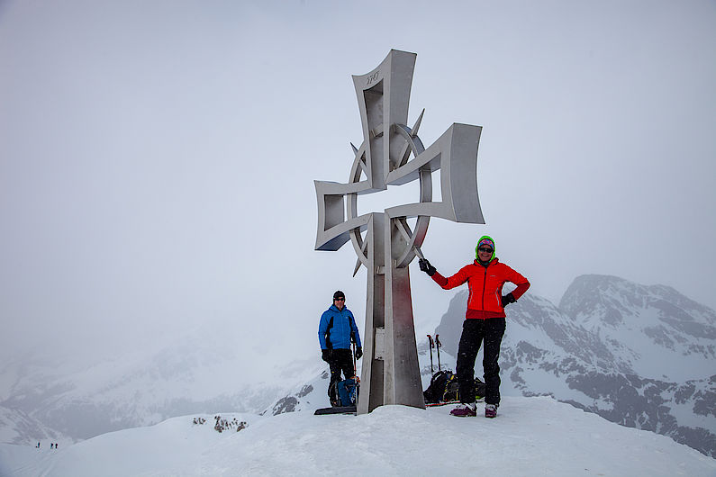 Hohe Kreuzspitze: Ab jetzt gehts endgültig nur noch bergab 