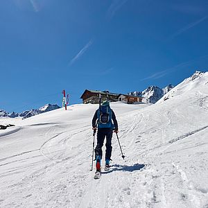 Kurz vor der Pforzheimer Hütte