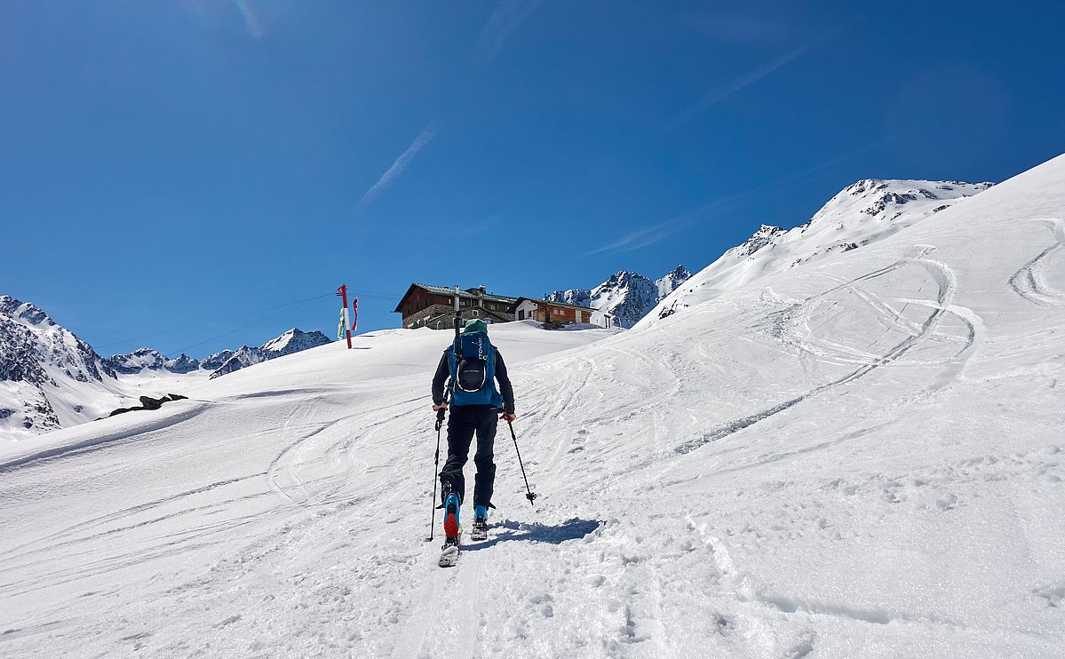Kurz vor der Pforzheimer Hütte