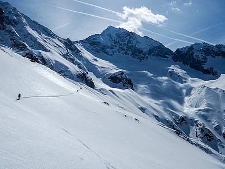 Querung zur Kasseler Hütte Querung zur Kasseler Hütte