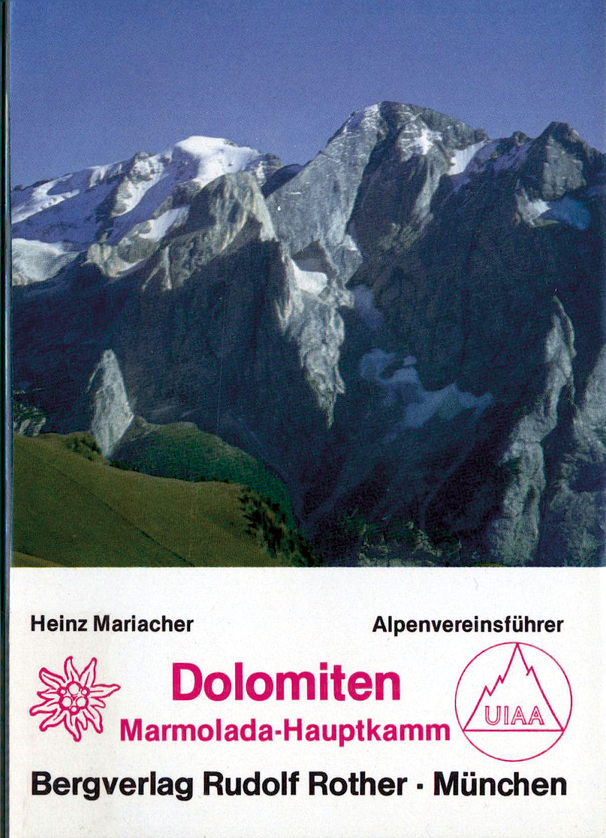 Alpenvereinsführer Marmolada, Dolomiten