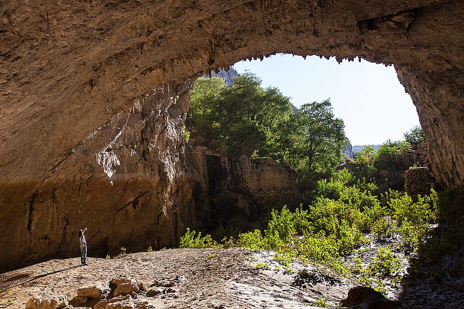 Die eindrucksvolle Grotte von Osp Die eindrucksvolle Grotte von Osp