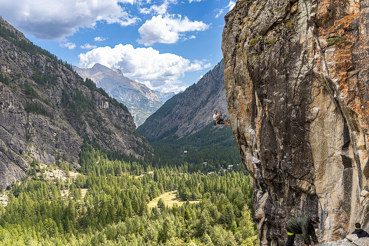 Klettern in Ailefroide bei Briancon