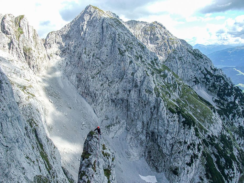 Blick auf die Nordwand des Treffauer
