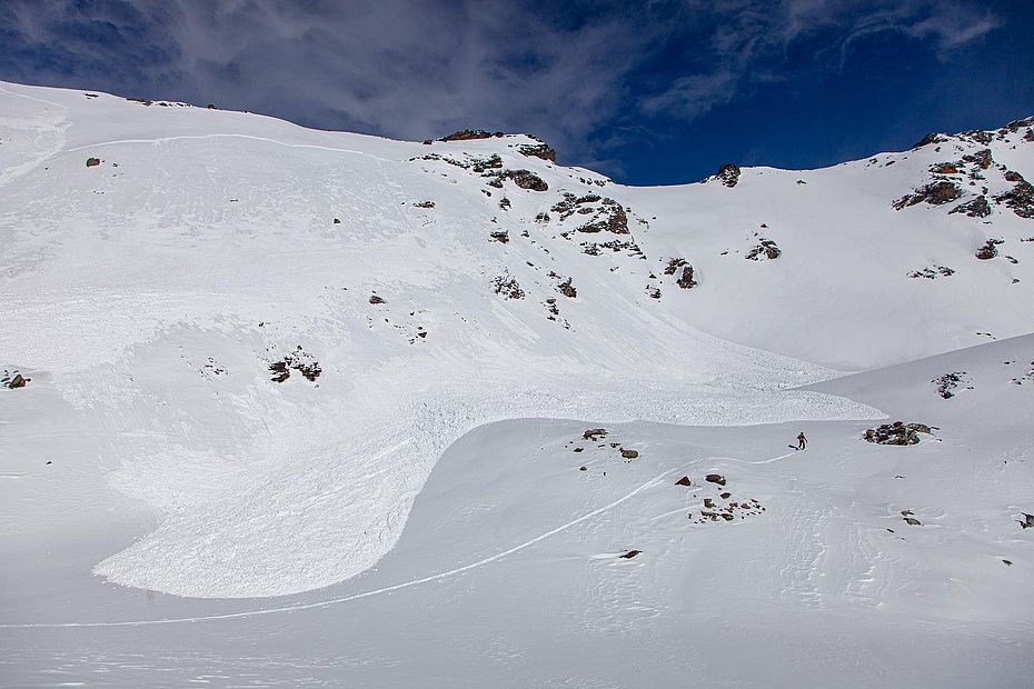 Eiskalter Sturm am Großen Gabler Eiskalter Sturm am Großen Gabler