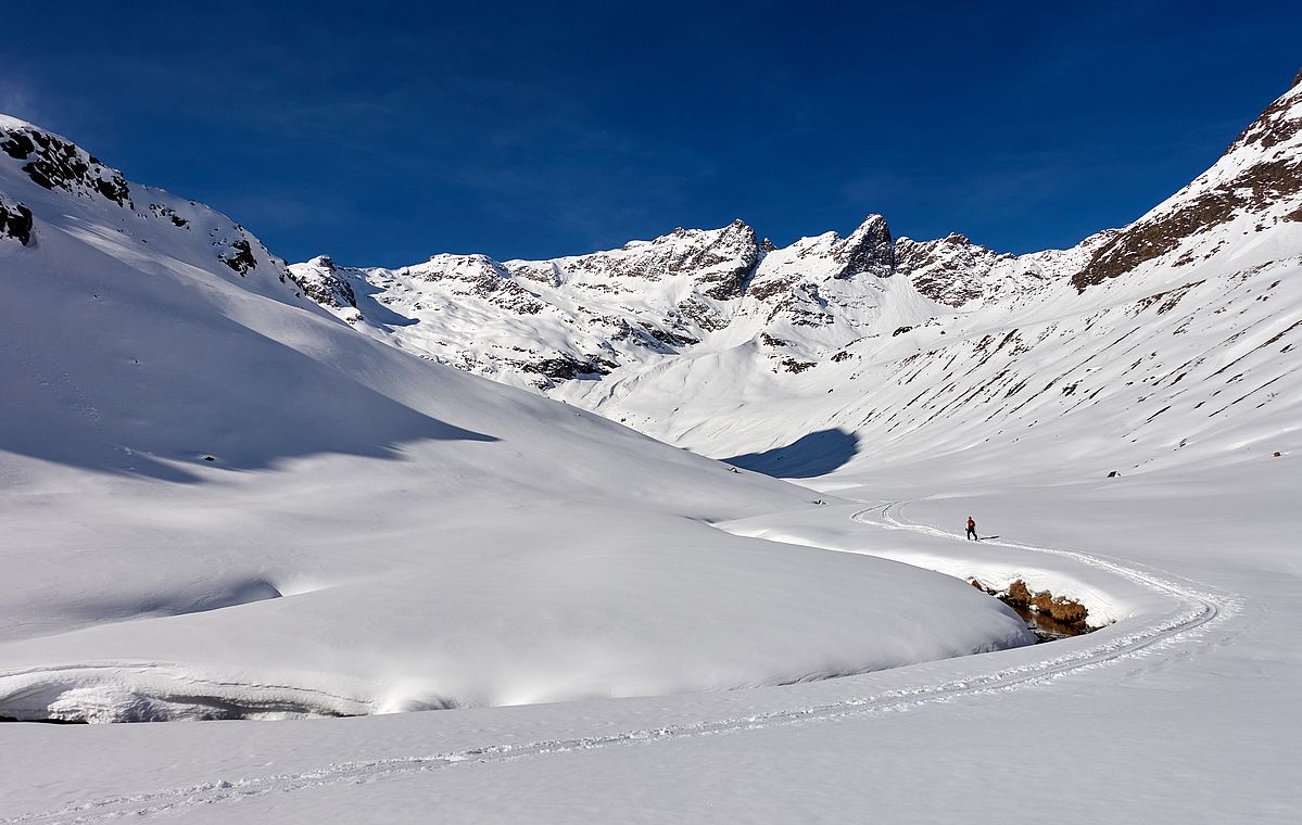 Unterwegs zur Cima Saosel im Val Dosde