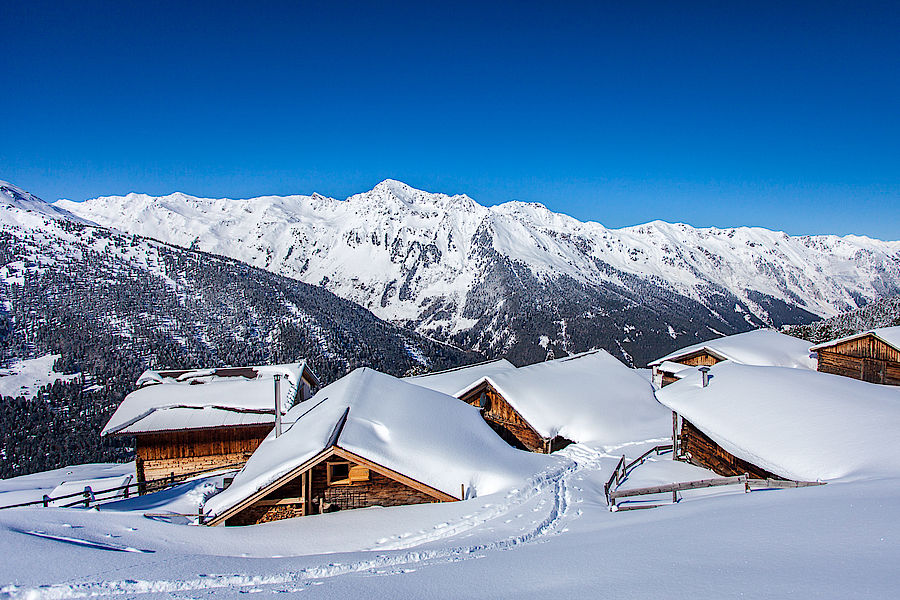 Traumhaftes Wetter und perfekter Pulverschnee am Hochleger 