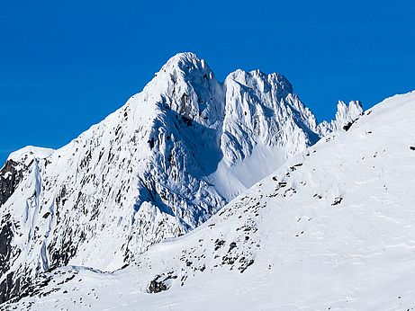 Keilbachspitze im Aufstieg zur Wollbachspitze Keilbachspitze im Aufstieg zur Wollbachspitze