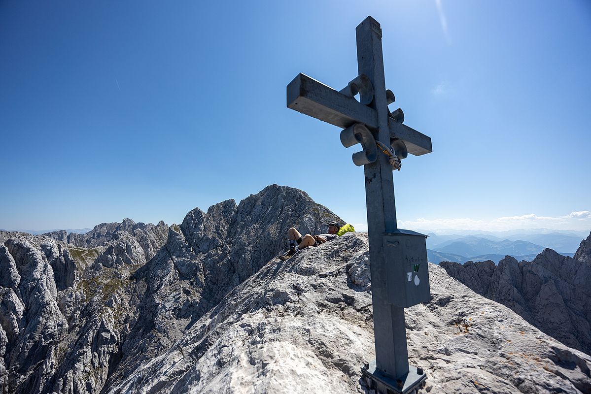 Mittagsschlaf am Gipfel