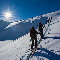 Skitouren um die Amberger Hütte