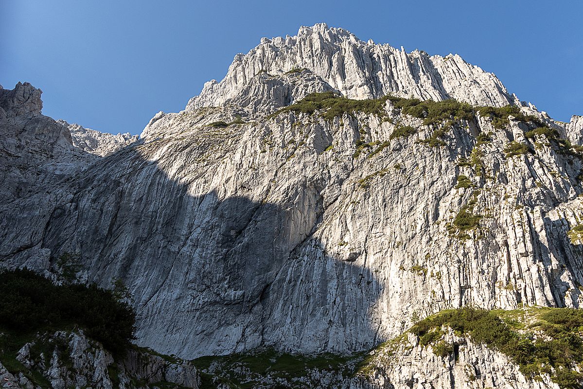 Die Wildangerwand im Morgenlicht