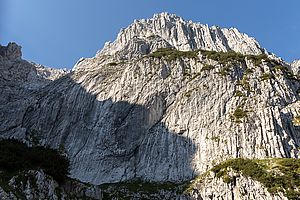 Die Wildangerwand im Morgenlicht