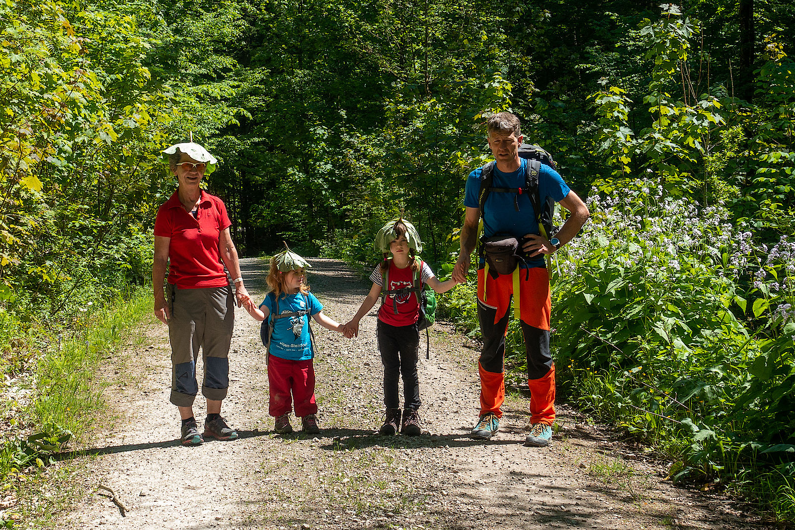 Bei Wanderungen mit der Familie sind weiterhin keine Kontaktbeschränkungen zu beachten