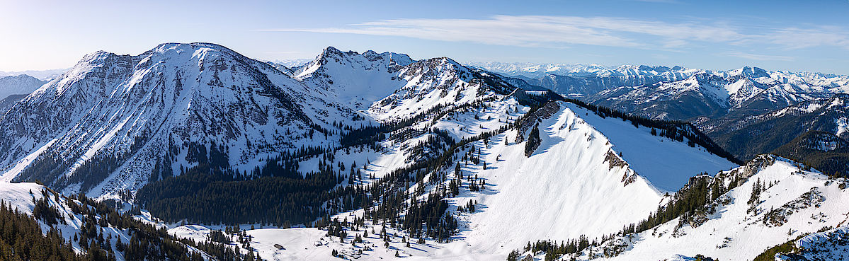 Panoramablick von der Aiplspitze