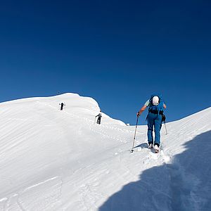Die letzten Meter zum Gipfel der Alplespleispitze