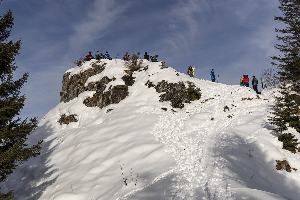 Am Gipfel wars dann voll