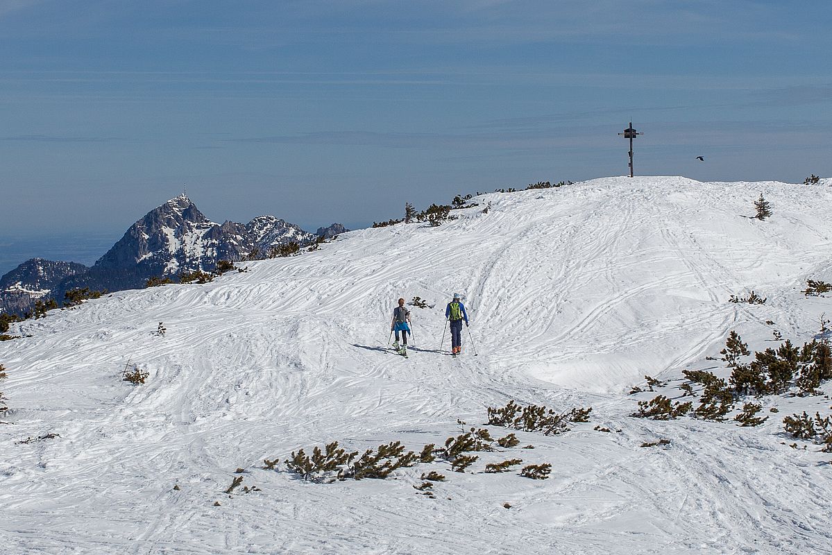 Hochmiesing Gipfel und Wendelstein