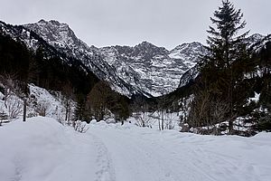 Im Talboden schaut's noch gut aus