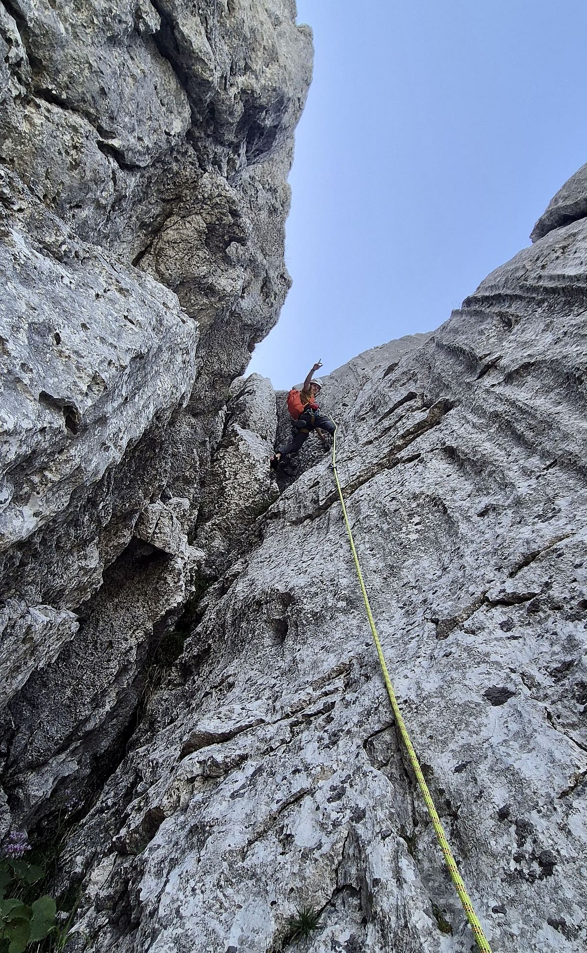 Totenkirchl-Wildangerwand: Kletterroute "Zwischen zwei Welten"