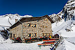 Die Amberger Hütte in den Stubaier Alpen 