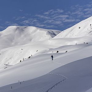 Riesige Hänge und keiner Spuren