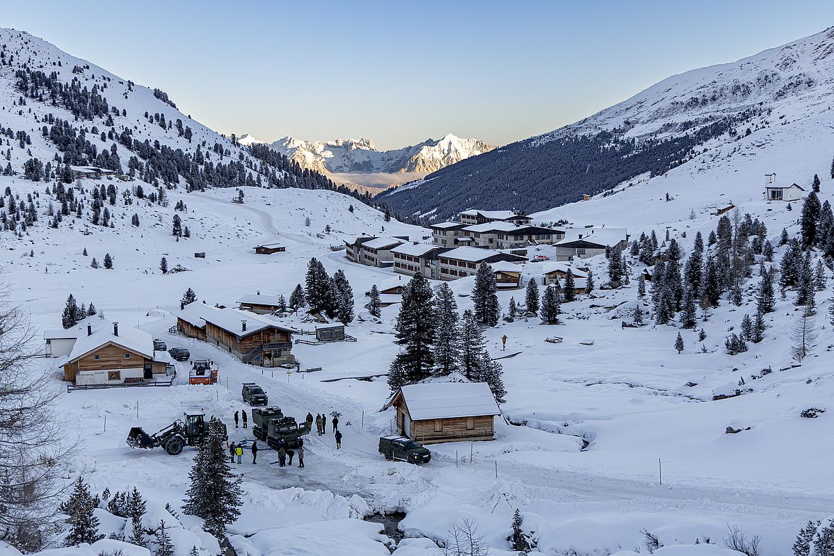 Morgenstimmung an der Lizumer Hütte