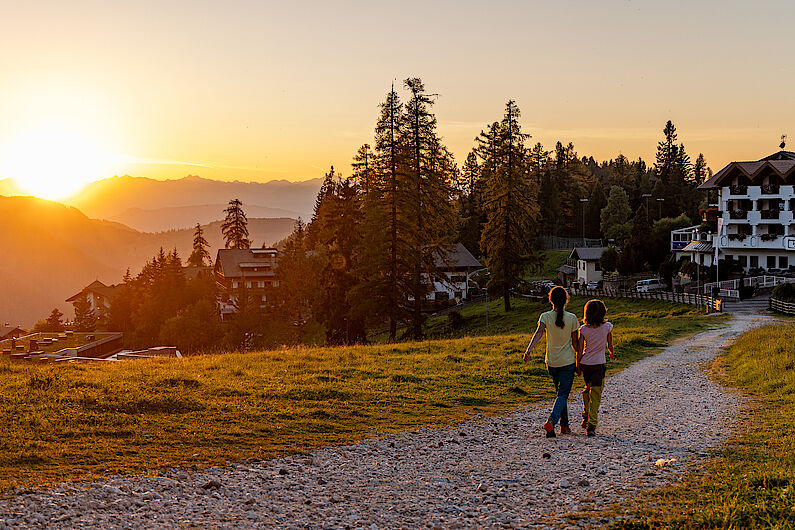 Die letzten Meter im Abendlicht zurück zum Hotel