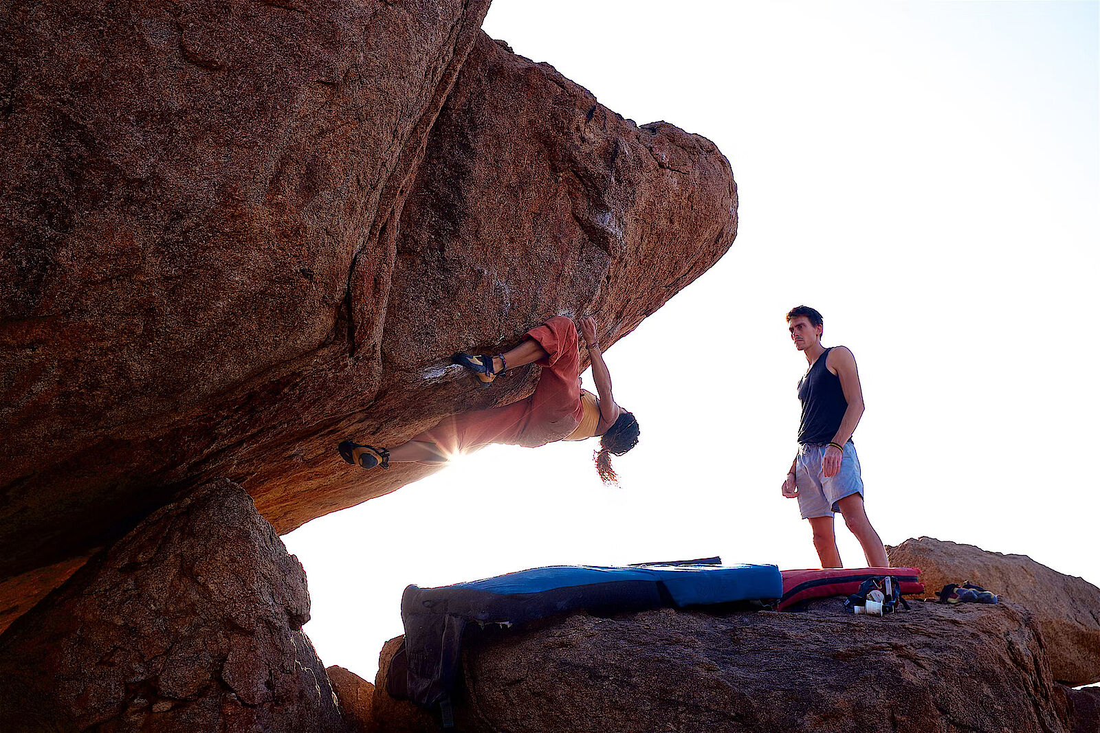 Bouldern in Hampi ist für Kletterer aller Niveaus möglich.