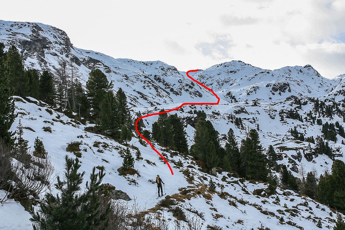 Überblick über den Routenverlauf im Mittelteil 