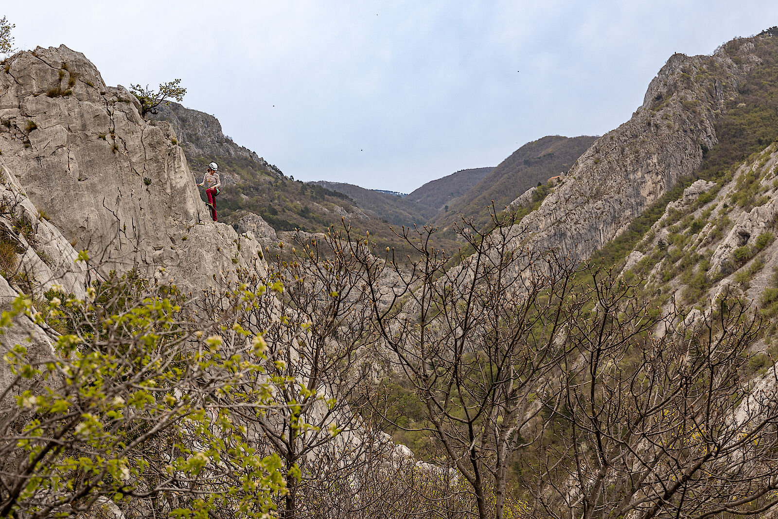 Klettern im Val Rosandra