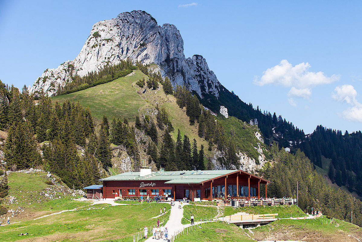 Die Sonnenalm an der Kampenwand