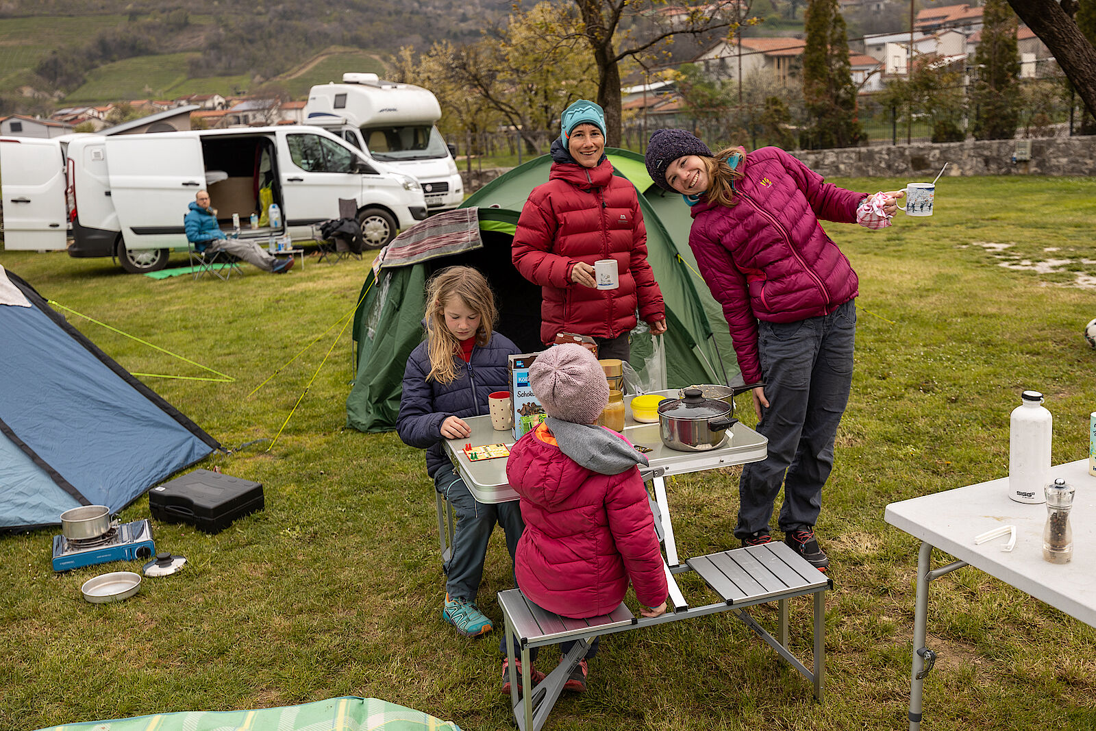 Der Campingplatz in Vrhpolje ist klein aber fein