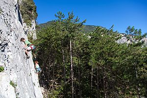 Klettergebiet L'Orto bei Arco, Gardasee