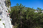 Klettergebiet L'Orto bei Arco, Gardasee