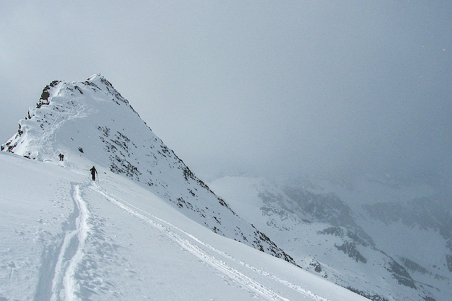 Der Gipfelaufbau der Östlichen Seespitze 