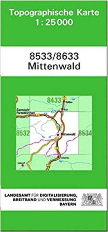 TK 25 Rahmenkarten Bayern