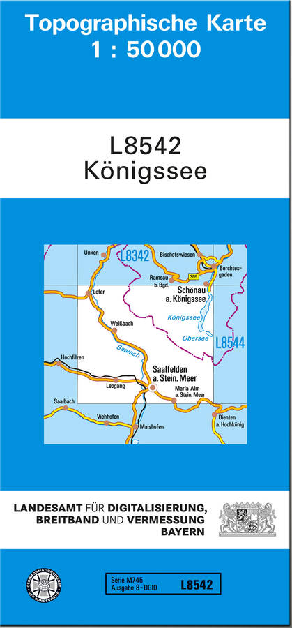 TK 50 Rahmenkarten Bayern