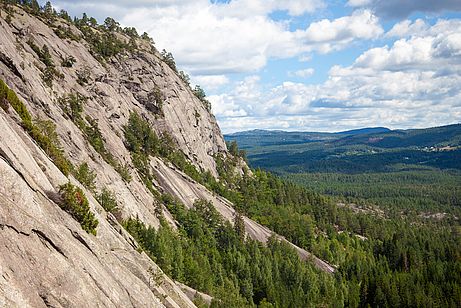 Blick vom Baremslandfjellet über die südliche Telemark