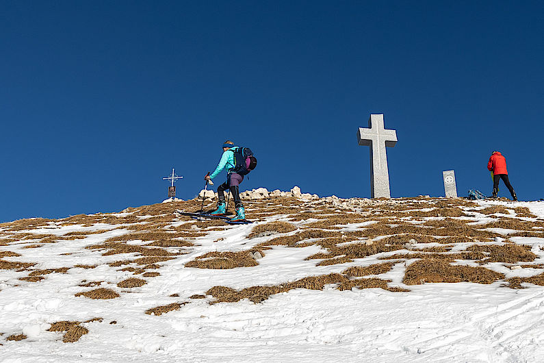 Monumentales neues Gipfelkreuz auf der Seekarlspitze Monumentales neues Gipfelkreuz auf der Seekarlspitze