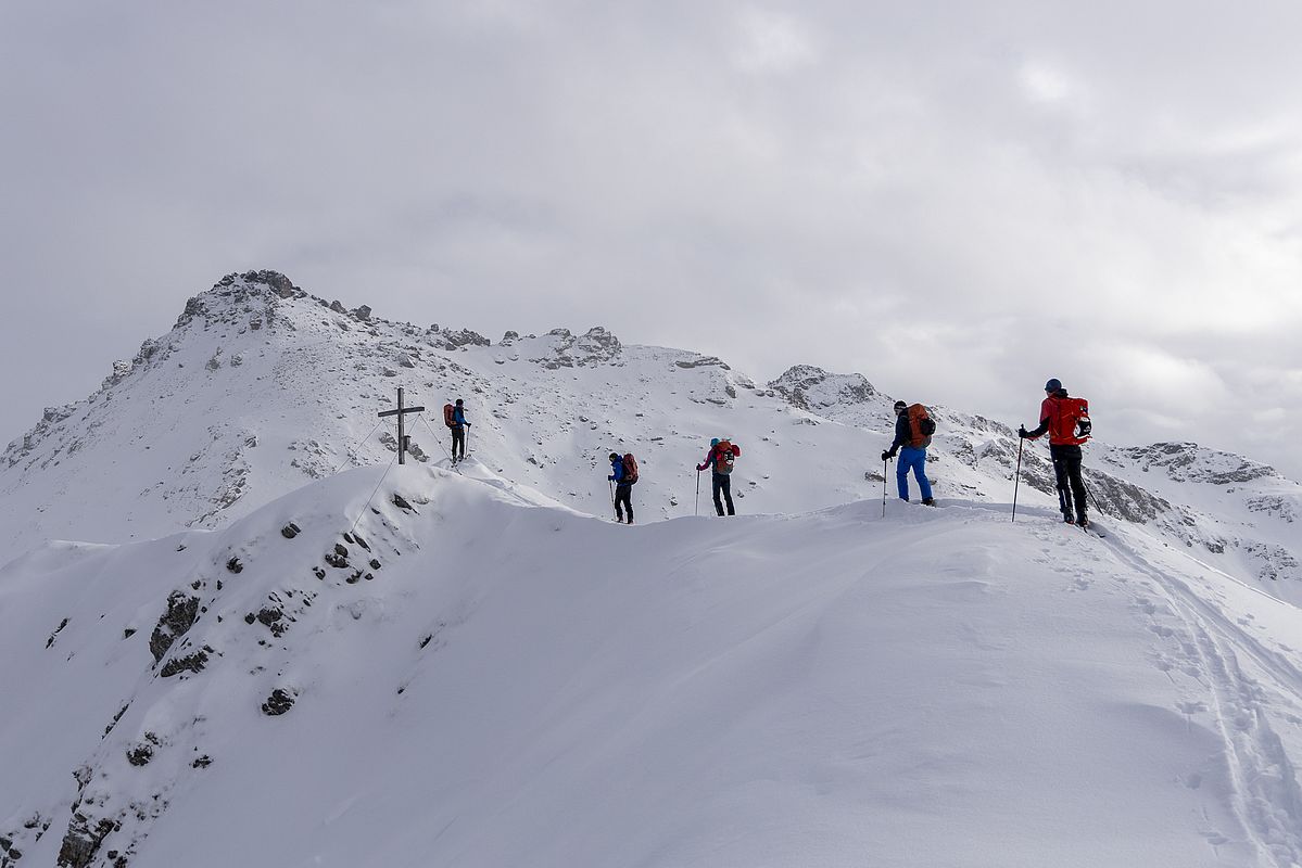 Die letzten Meter zur Mölser Sonnenspitze
